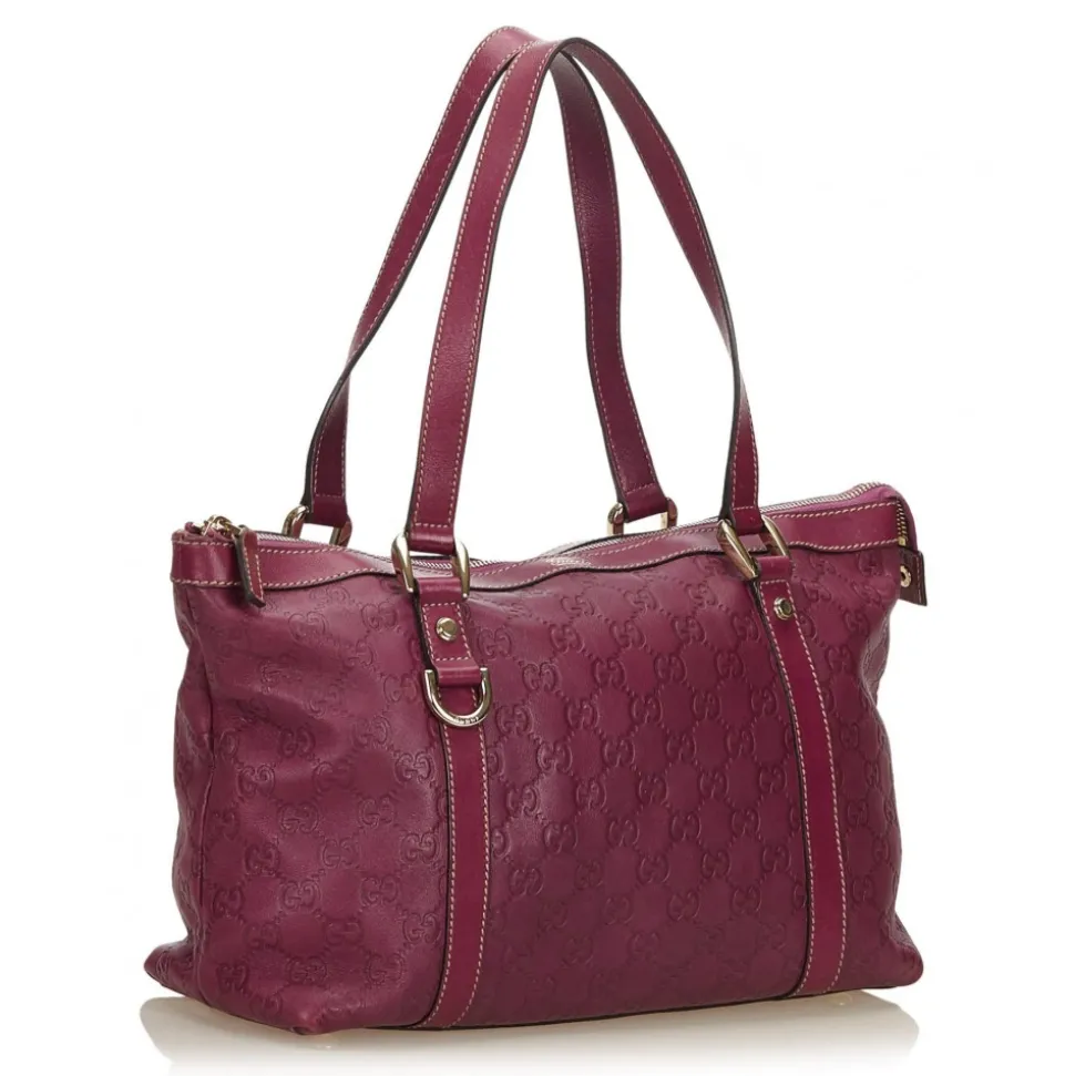 Gucci Vintage - Guccissima Leather Tote Bag - Pink - Leather Handbag - Luxury High Quality - Avvenice