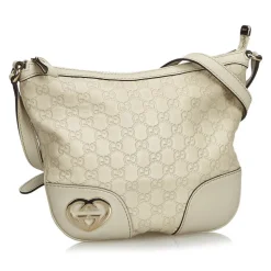 Gucci Vintage - Guccissima Lovely Crossbody Bag - White - Leather Handbag - Luxury High Quality - Avvenice