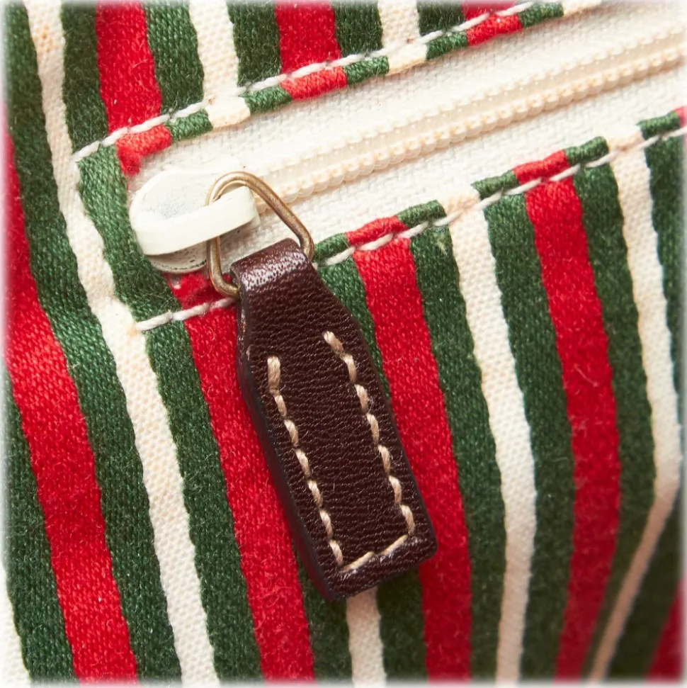 Gucci Vintage - Guccissima Canvas Britt Tote Bag - Brown - Leather Handbag - Luxury High Quality - Avvenice