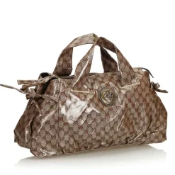 Gucci Vintage - Guccissima Coated Canvas Hysteria Boston Bag - Brown - Leather Handbag - Luxury High Quality - Avvenice