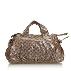 Gucci Vintage - Guccissima Coated Canvas Hysteria Boston Bag - Brown - Leather Handbag - Luxury High Quality - Avvenice