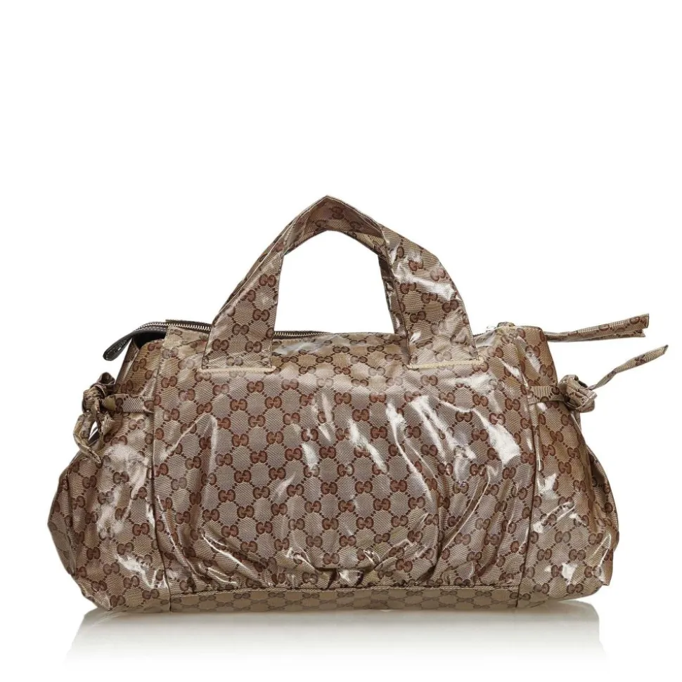 Gucci Vintage - Guccissima Coated Canvas Hysteria Boston Bag - Brown - Leather Handbag - Luxury High Quality - Avvenice