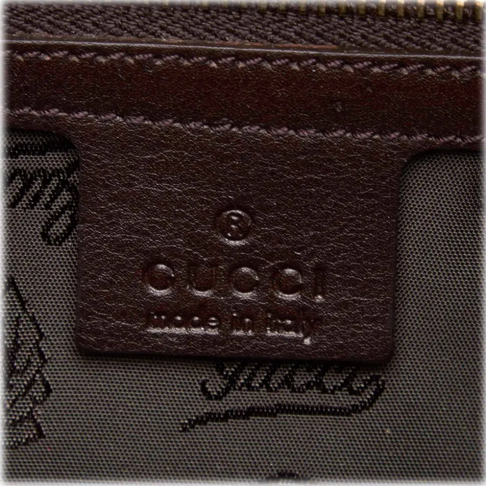 Gucci Vintage - Guccissima Coated Canvas Hysteria Boston Bag - Brown - Leather Handbag - Luxury High Quality - Avvenice