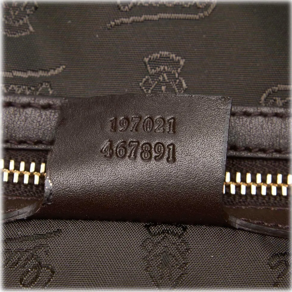 Gucci Vintage - Guccissima Coated Canvas Hysteria Boston Bag - Brown - Leather Handbag - Luxury High Quality - Avvenice