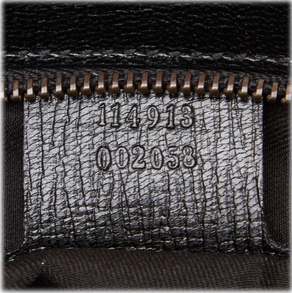 Gucci Vintage - Horsebit Leather Handbag Bag - Black - Leather Handbag - Luxury High Quality - Avvenice