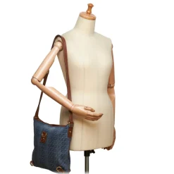 Gucci Vintage - Jacquard Abbey Crossbody Bag - Blue - Leather Handbag - Luxury High Quality - Avvenice