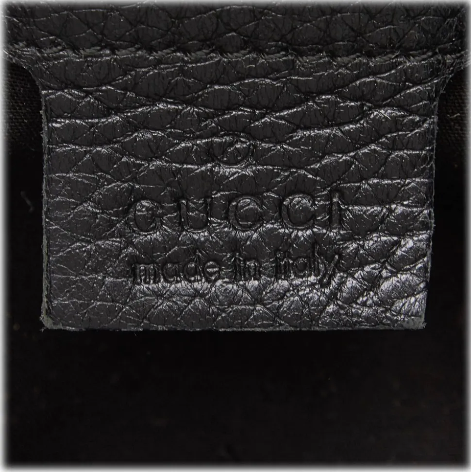 Gucci Vintage - Jungle Shoulder Bag - Black - Leather Handbag - Luxury High Quality - Avvenice