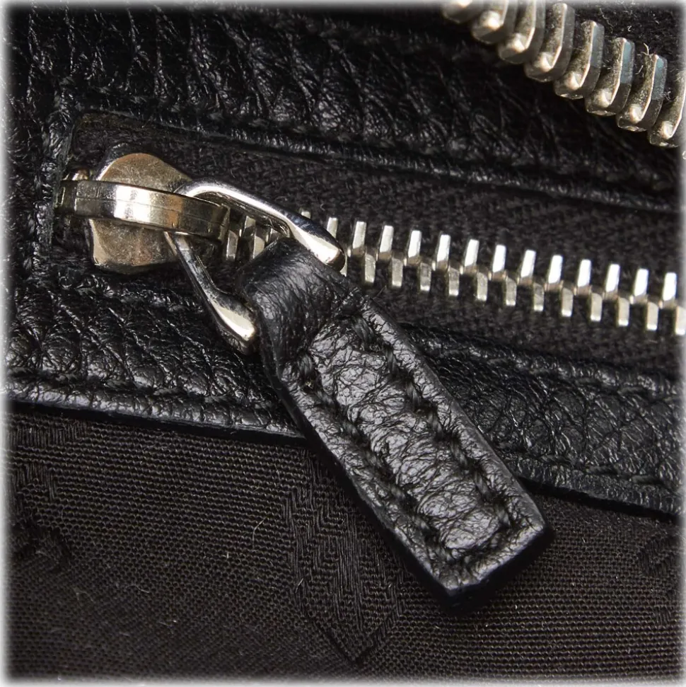 Gucci Vintage - Jungle Shoulder Bag - Black - Leather Handbag - Luxury High Quality - Avvenice