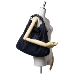 Gucci Vintage - Large GG Horsebit Hobo Bag - Black - Leather Handbag - Luxury High Quality - Avvenice