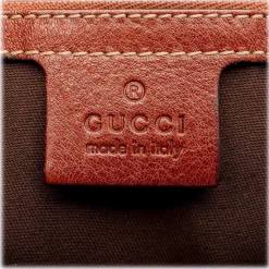 Gucci Vintage - Large Guccissima Pelham Studded Messenger Bag - Brown - Leather Handbag - Luxury High Quality - Avvenice