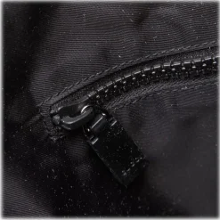 Gucci Vintage - Large Logo Tote Bag - Black - Leather Handbag - Luxury High Quality - Avvenice