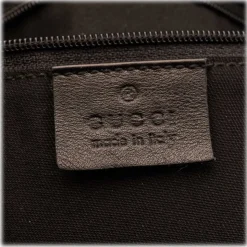 Gucci Vintage - Leather Abbey D-Ring Hobo Bag - Black - Leather Handbag - Luxury High Quality - Avvenice