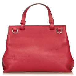 Gucci Vintage - Leather Bamboo Daily Bag - Red - Leather Handbag - Luxury High Quality - Avvenice