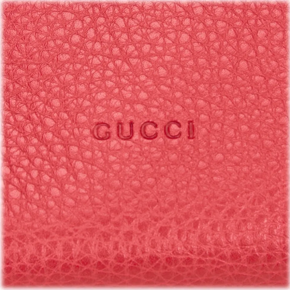 Gucci Vintage - Leather Bamboo Daily Bag - Red - Leather Handbag - Luxury High Quality - Avvenice