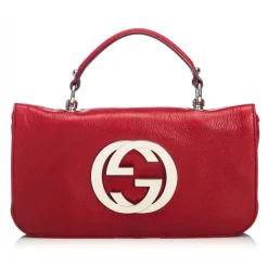 Gucci Vintage - Leather Blondie Flap Bag - Pink - Leather Handbag - Luxury High Quality - Avvenice