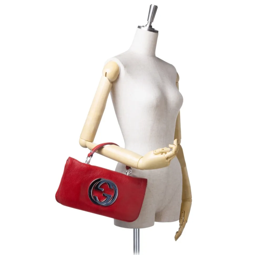 Gucci Vintage - Leather Blondie Flap Bag - Pink - Leather Handbag - Luxury High Quality - Avvenice