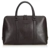 Gucci Vintage - Leather Boston Bag - Black - Leather Handbag - Luxury High Quality - Avvenice