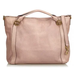 Gucci Vintage - Leather Bree Satchel Bag - Pink - Leather Handbag - Luxury High Quality - Avvenice