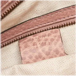 Gucci Vintage - Leather Bree Satchel Bag - Pink - Leather Handbag - Luxury High Quality - Avvenice