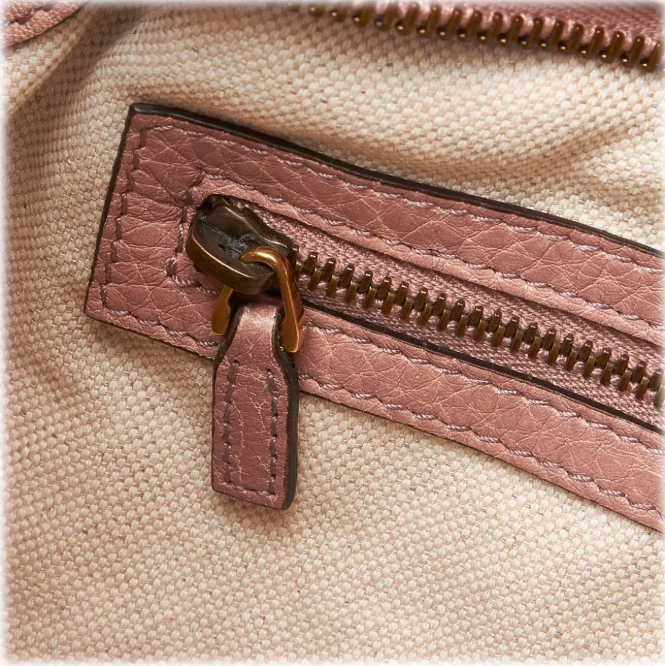Gucci Vintage - Leather Bree Satchel Bag - Pink - Leather Handbag - Luxury High Quality - Avvenice