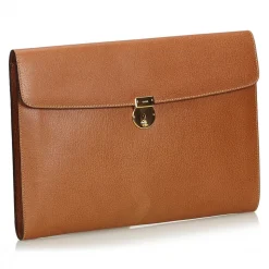 Gucci Vintage - Leather Clutch Bag - Brown - Leather Handbag - Luxury High Quality - Avvenice