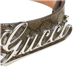 Gucci Vintage - Leather GG Supreme Belt - Brown - Leather Belt - Luxury High Quality - Avvenice