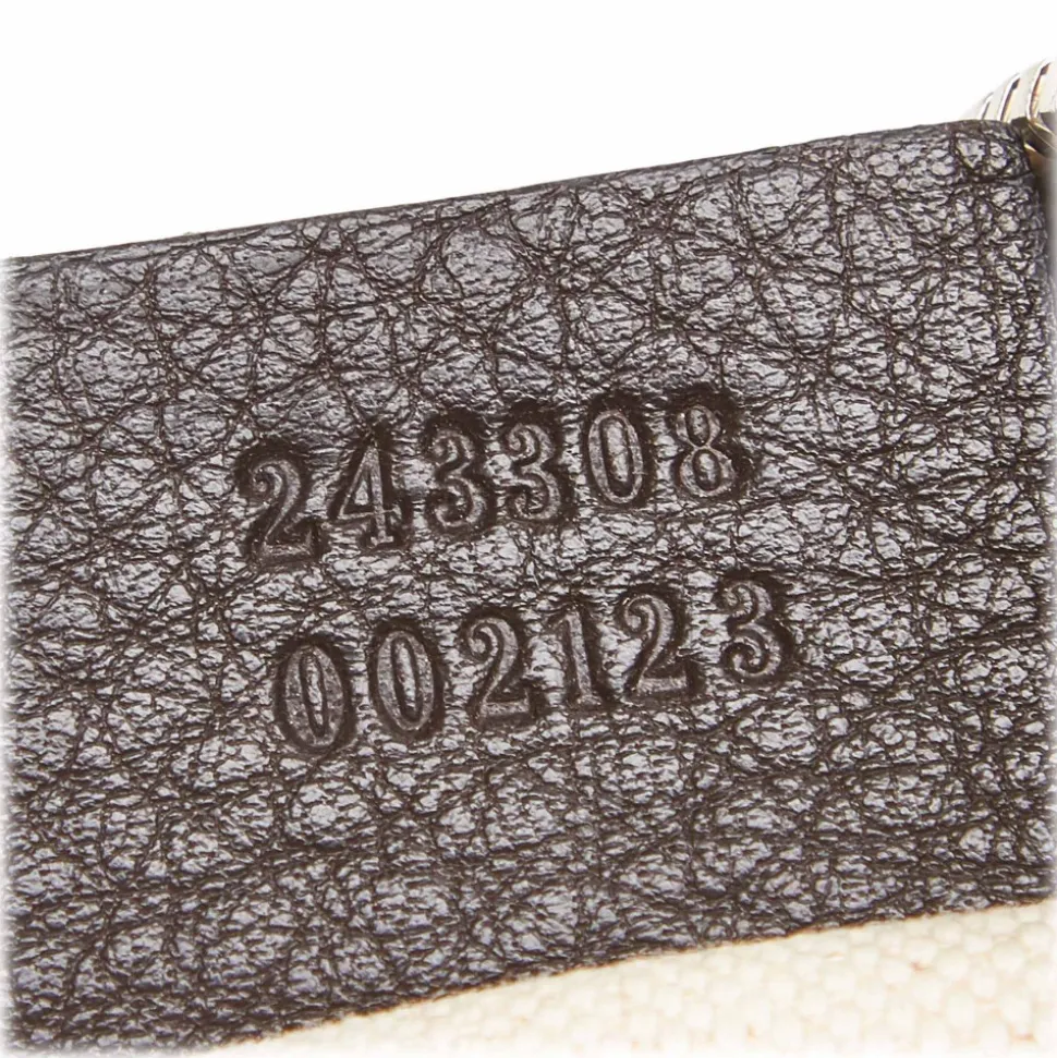 Gucci Vintage - Leather Half Moon Hobo Bag - Black - Leather Handbag - Luxury High Quality - Avvenice