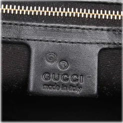 Gucci Vintage - Leather Horsebit Shoulder Bag - Black - Leather Handbag - Luxury High Quality - Avvenice