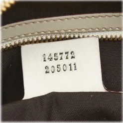 Gucci Vintage - Leather Horsebit Handbag Bag - White - Leather Handbag - Luxury High Quality - Avvenice