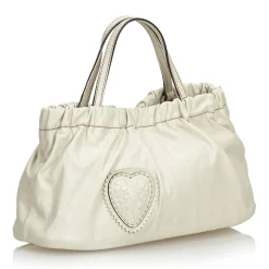 Gucci Vintage - Leather Hysteria Satchel Bag - White - Leather Handbag - Luxury High Quality - Avvenice