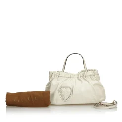 Gucci Vintage - Leather Hysteria Satchel Bag - White - Leather Handbag - Luxury High Quality - Avvenice