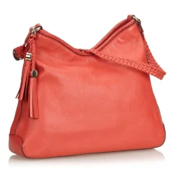 Gucci Vintage - Leather Marrakech Shoulder Bag - Red - Leather Handbag - Luxury High Quality - Avvenice