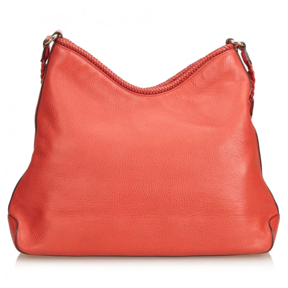 Gucci Vintage - Leather Marrakech Shoulder Bag - Red - Leather Handbag - Luxury High Quality - Avvenice