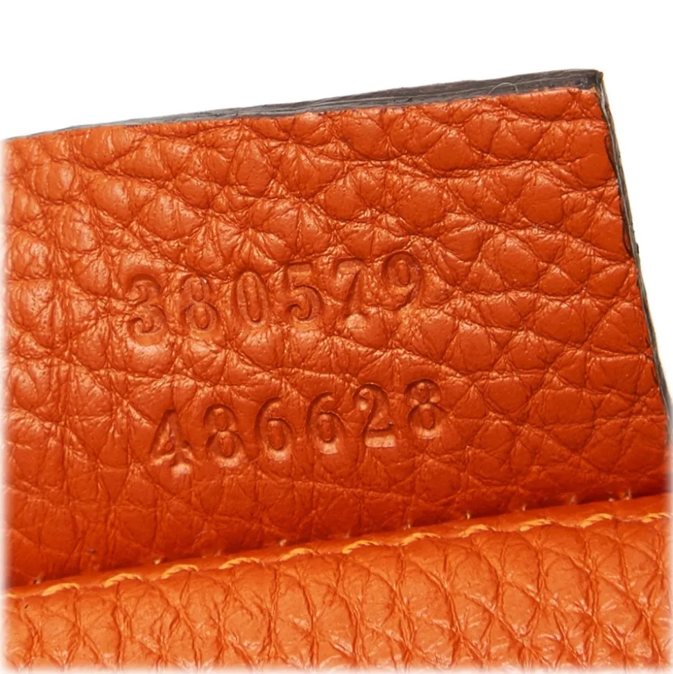 Gucci Vintage - Leather New Jackie Bucket Bag - Orange - Leather Handbag - Luxury High Quality - Avvenice