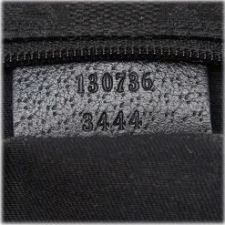 Gucci Vintage - Leather Pelham Tote Bag - Black - Leather Handbag - Luxury High Quality - Avvenice