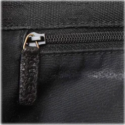 Gucci Vintage - Leather Pelham Tote Bag - Black - Leather Handbag - Luxury High Quality - Avvenice