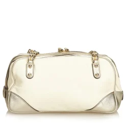 Gucci Vintage - Leather Princy Shoulder Bag - White - Leather Handbag - Luxury High Quality - Avvenice