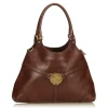 Gucci Vintage - Leather Reins Hobo Bag - Brown - Leather Handbag - Luxury High Quality - Avvenice