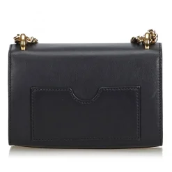 Gucci Vintage - Leather Small Padlock Shoulder Bag - Black - Leather Handbag - Luxury High Quality - Avvenice