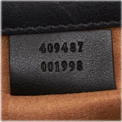 Gucci Vintage - Leather Small Padlock Shoulder Bag - Black - Leather Handbag - Luxury High Quality - Avvenice