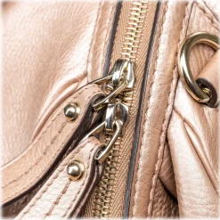 Gucci Vintage - Leather Sukey Handbag Bag - Brown - Leather Handbag - Luxury High Quality - Avvenice