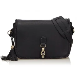 Gucci Vintage - Marrakech Messenger Bag - Black - Leather Handbag - Luxury High Quality - Avvenice