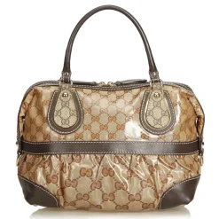 Gucci Vintage - Medium Guccissima Crystal Mix Handbag Bag - Brown - Leather Handbag - Luxury High Quality - Avvenice