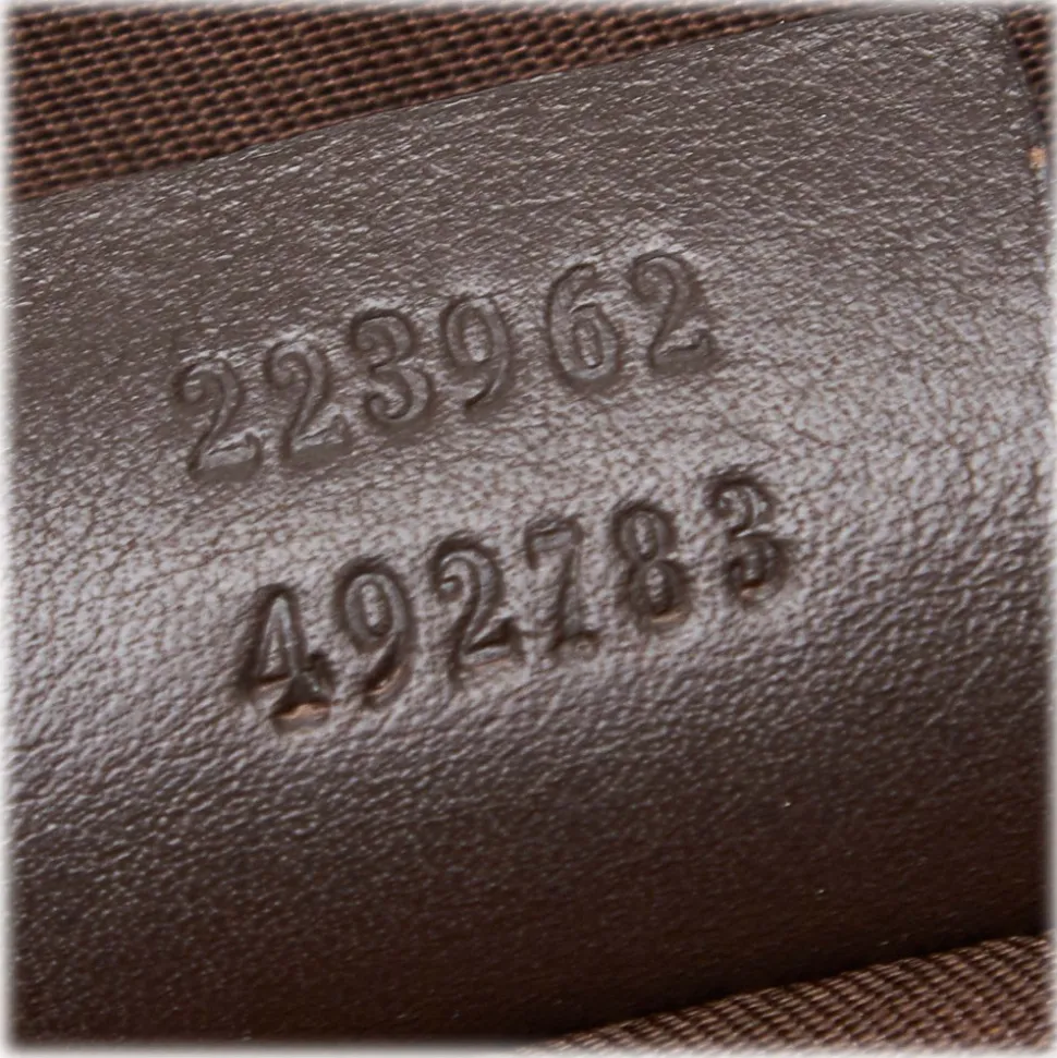 Gucci Vintage - Medium Guccissima Crystal Mix Handbag Bag - Brown - Leather Handbag - Luxury High Quality - Avvenice