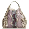 Gucci Vintage - Medium Python Soho Bag - Brown Beige Multi - Python Leather Handbag - Luxury High Quality - Avvenice