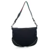 Gucci Vintage - Medium Studded Pelham Hobo Bag - Black - Leather Handbag - Luxury High Quality - Avvenice