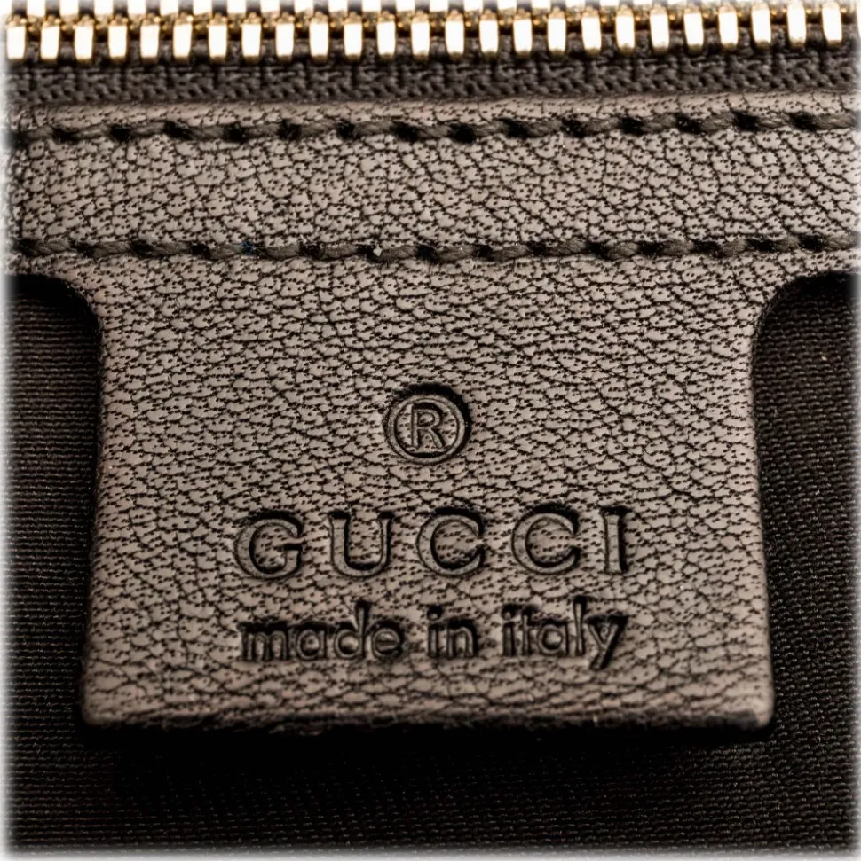 Gucci Vintage - Medium Studded Pelham Hobo Bag - Black - Leather Handbag - Luxury High Quality - Avvenice