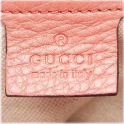 Gucci Vintage - Mini Bamboo Leather Shopper Bag - Pink - Leather Handbag - Luxury High Quality - Avvenice