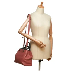 Gucci Vintage - Mini Bamboo Leather Shopper Bag - Pink - Leather Handbag - Luxury High Quality - Avvenice