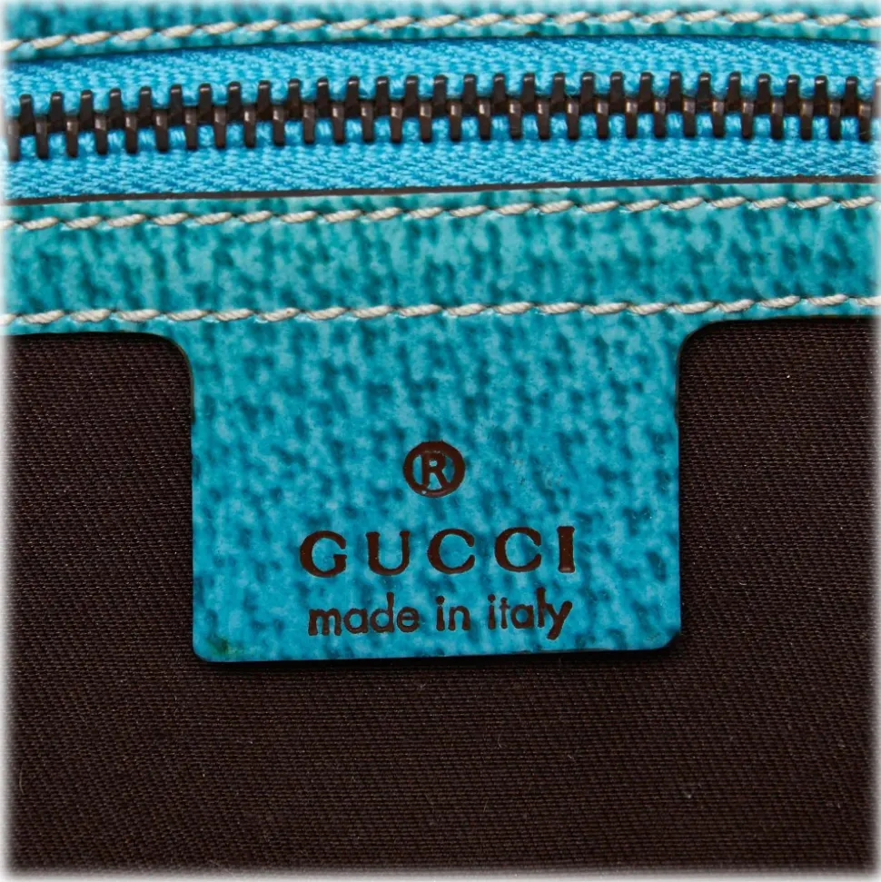 Gucci Vintage - Nailhead Jacquard Jackie Shoulder Bag - Brown - Leather Handbag - Luxury High Quality - Avvenice